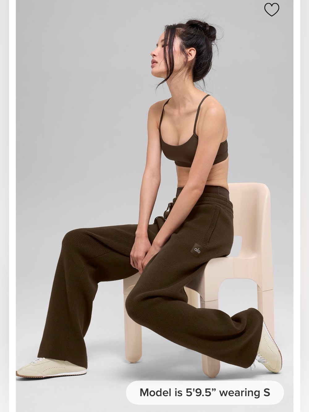 Alo Scholar sweatpants espresso - Picture 4 of 4